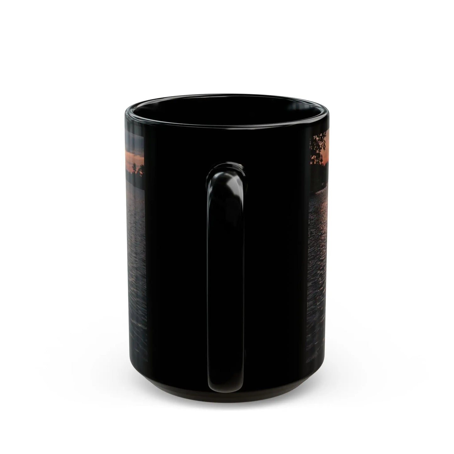 SLT Black Mug (11oz, 15oz) - Modern Minimalist Coffee Cup, cupo - StarLuxeTrend