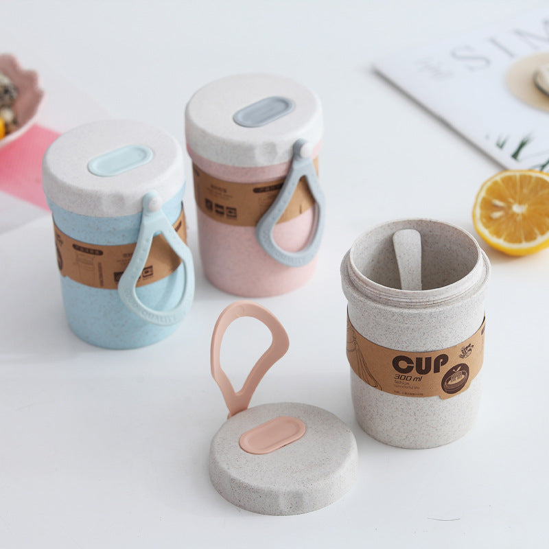 Plastic Microwaveable Sealing Straw Cup - StarLuxeTrend