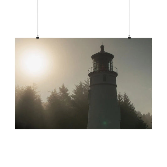 SLT Morning Lighthouse - Matte Horizontal Posters - StarLuxeTrend
