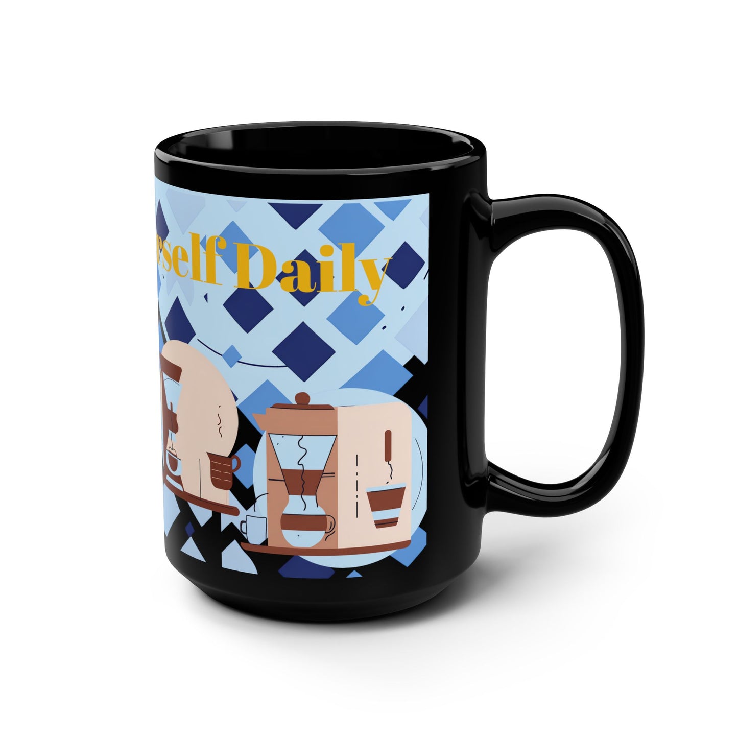 SLT Black Mug, 15oz - StarLuxeTrend