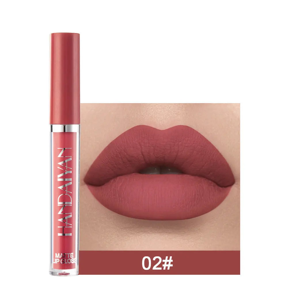 Matte Non-stick Cup Lip Gloss, Non-fading Matte Liquid Lipstick - StarLuxeTrend