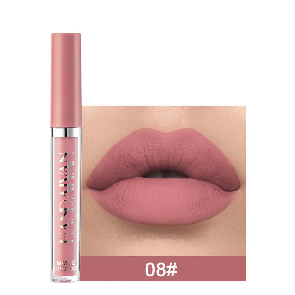 Matte Non-stick Cup Lip Gloss, Non-fading Matte Liquid Lipstick - StarLuxeTrend