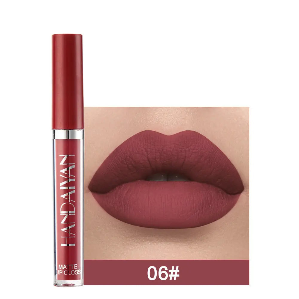Matte Non-stick Cup Lip Gloss, Non-fading Matte Liquid Lipstick - StarLuxeTrend