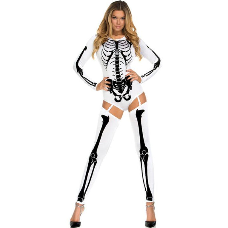 Halloween Cosplay Costume -Zombie Skull Uniform