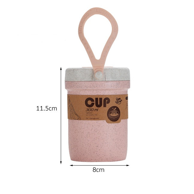 Plastic Microwaveable Sealing Straw Cup - StarLuxeTrend