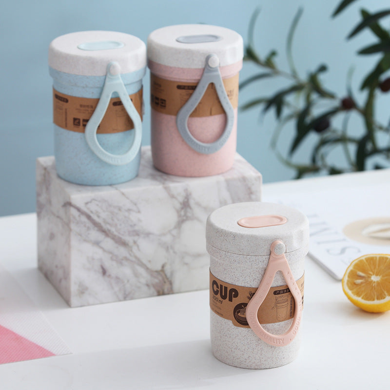 Plastic Microwaveable Sealing Straw Cup - StarLuxeTrend