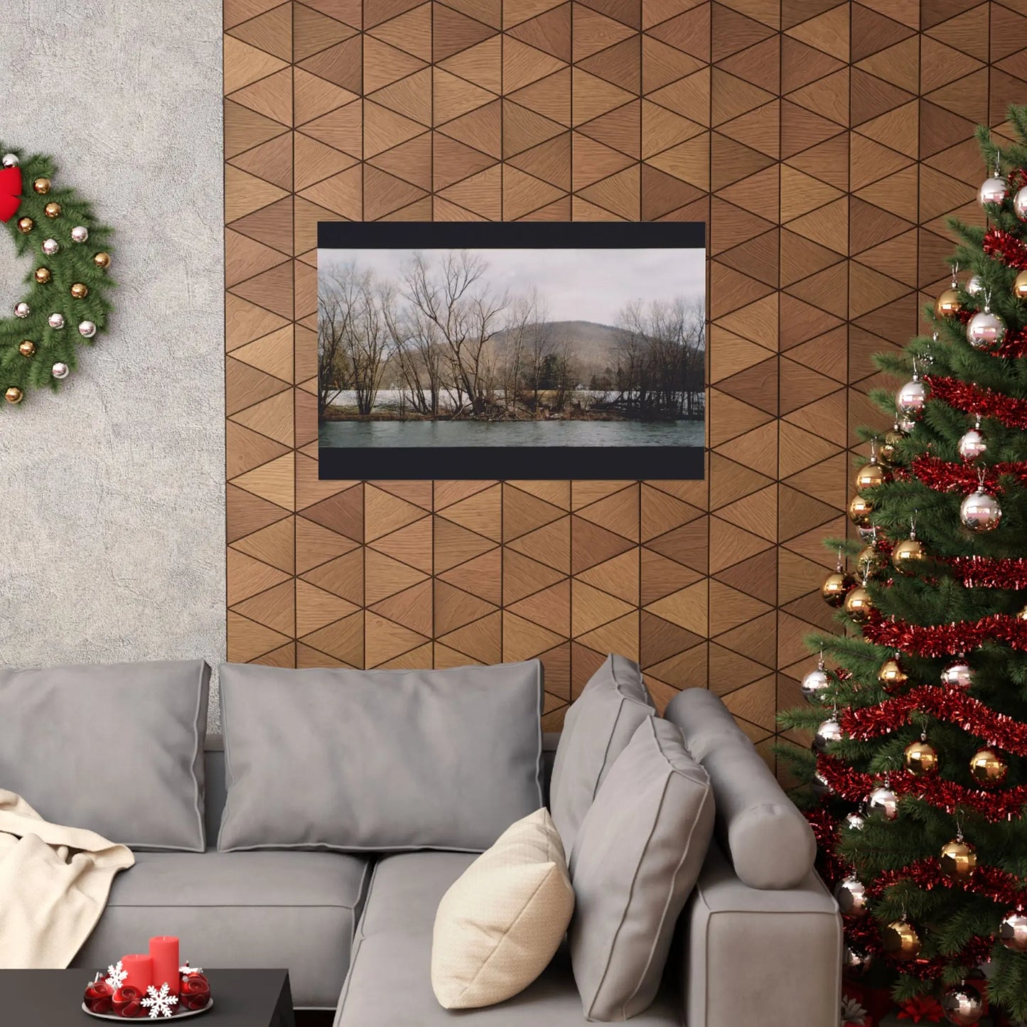Salamanca NY River Film Matte Posters Print - Matte Horizontal Posters 36x24 - StarLuxeTrend