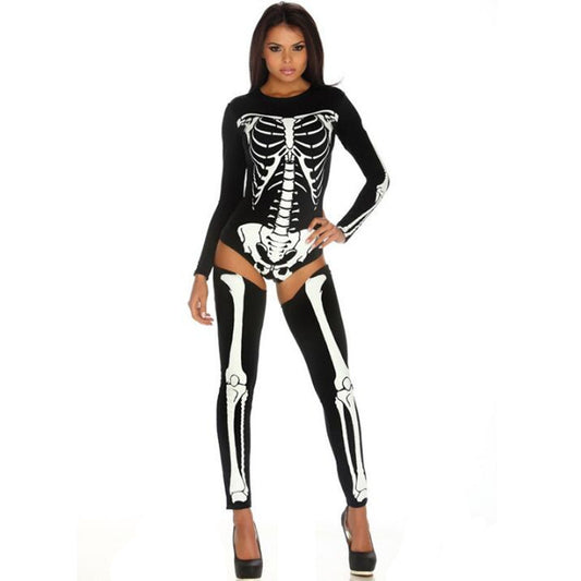 Halloween Cosplay Costume -Zombie Skull Uniform