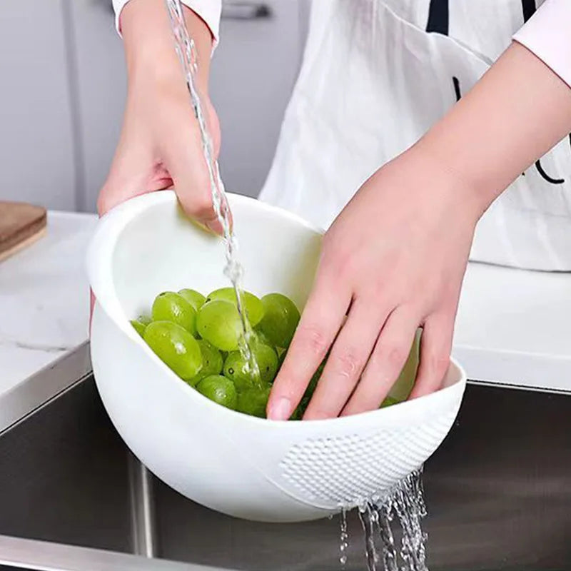 Plastic Strainer Basket With Handles - StarLuxeTrend