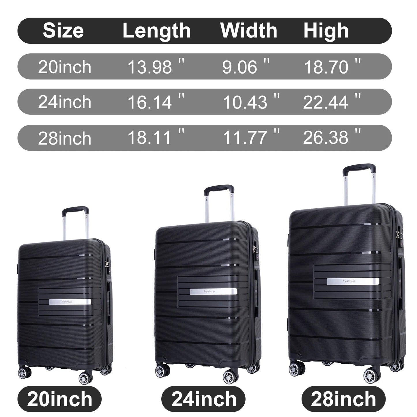 Travel in Style with the 28-Inch Hardside Spinner Luggage Set – TSA Approved StarLuxeTrend
