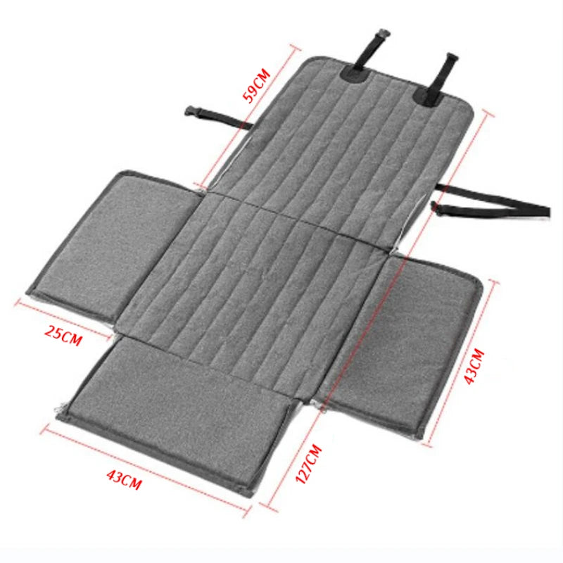 Dog Car Seat Cover – Pet Waterproof Carrier Travel Bag– Durable Oxford Folding Hammock for Cars & SUVs – Safe & Comfortable - StarLuxeTrend