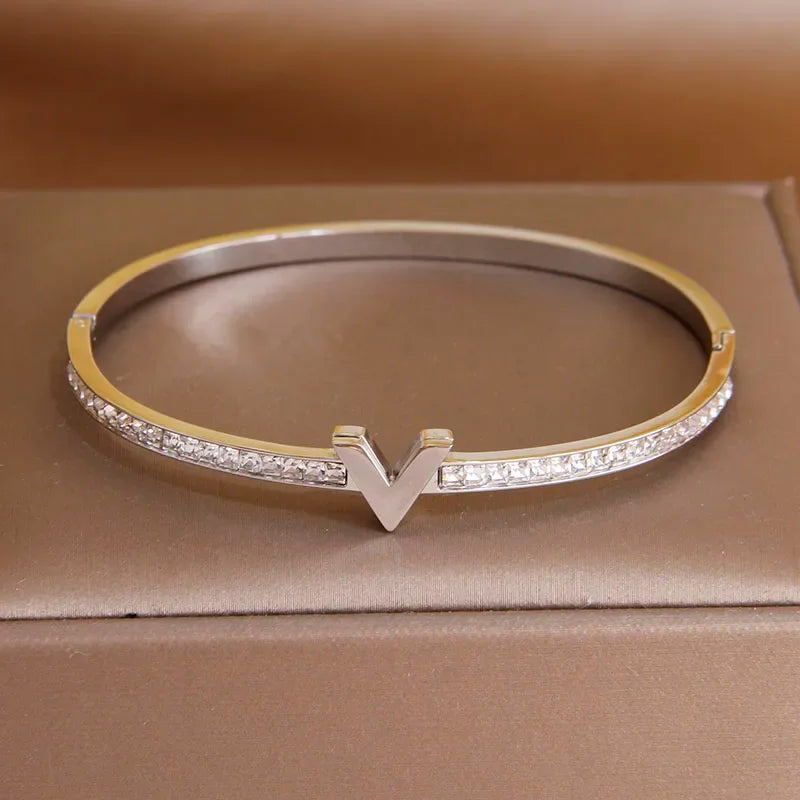 Gold Plated Elegant Cuff Bracelet for Women