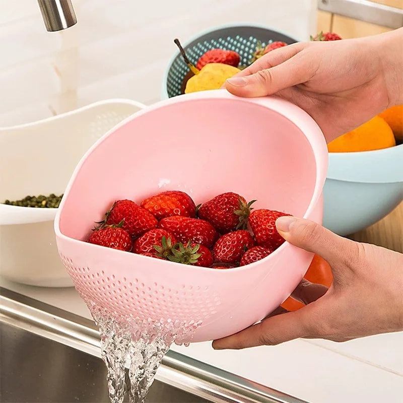 Plastic Strainer Basket With Handles - StarLuxeTrend