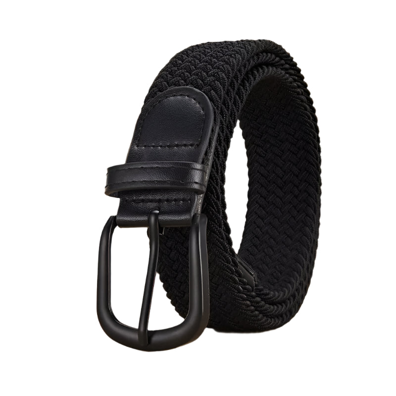 Elastic Braided Stretch Belt for Men & Women – No-Punch Woven Casual Belt for Outdoor, Sports, Climbing & Workwear
