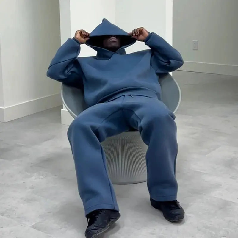 Men's Fashion 2 Piece Set Hooded Pullover. - StarLuxeTrend
