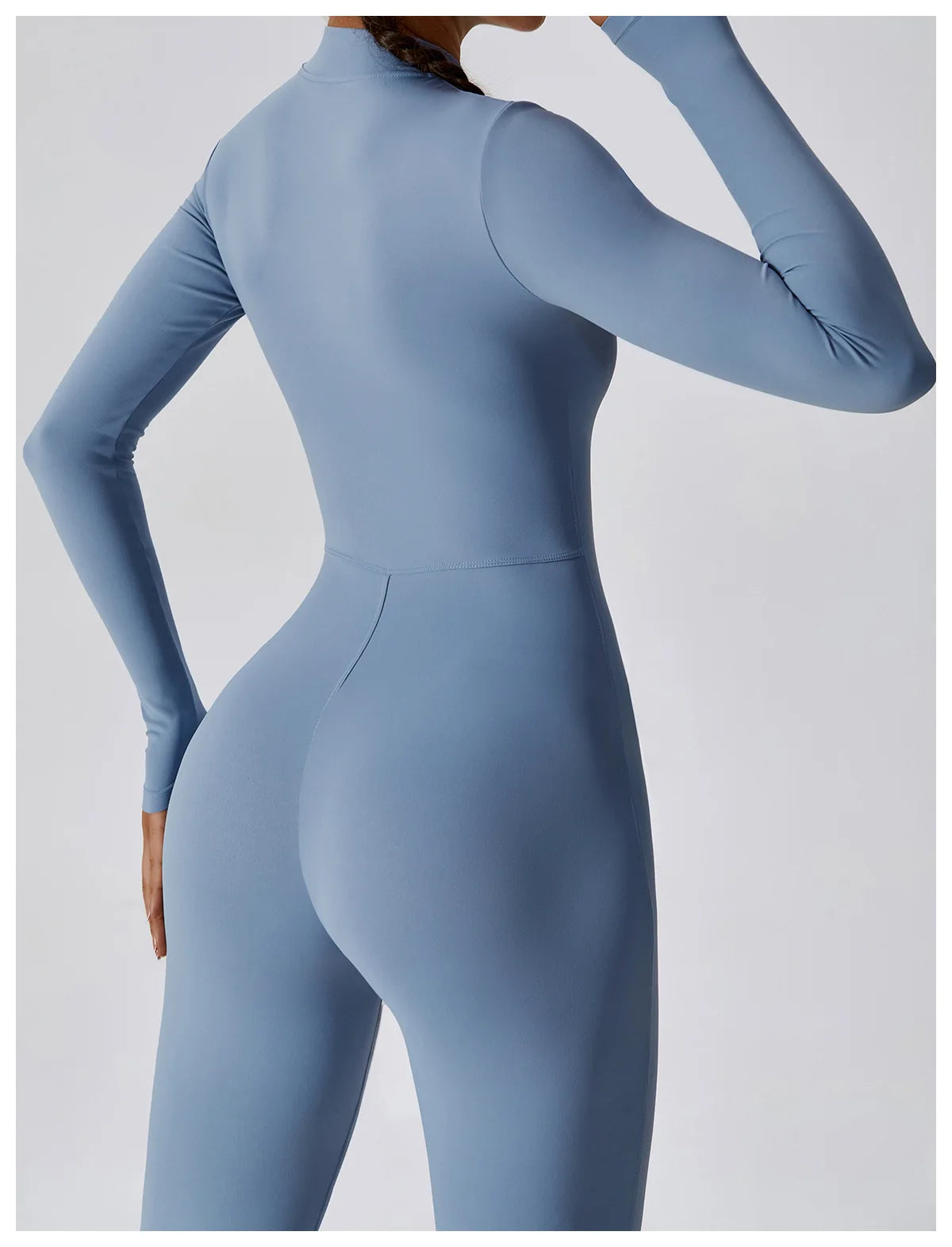 Women's Workout Zipper Jumpsuit - StarLuxeTrend