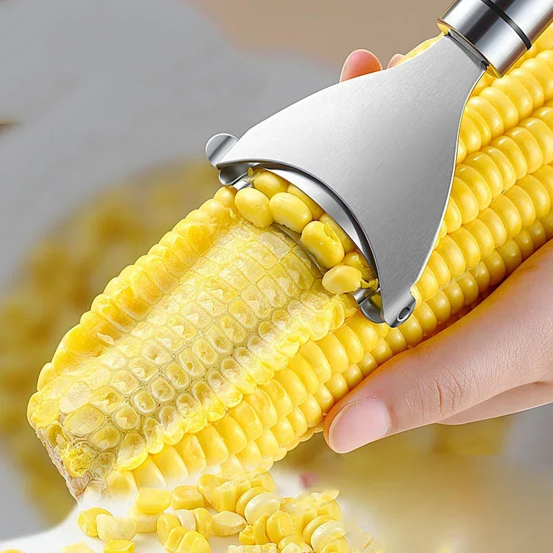 Stainless Steel Corn Grater – Fast & Easy Kernel Removal Tool - StarLuxeTrend