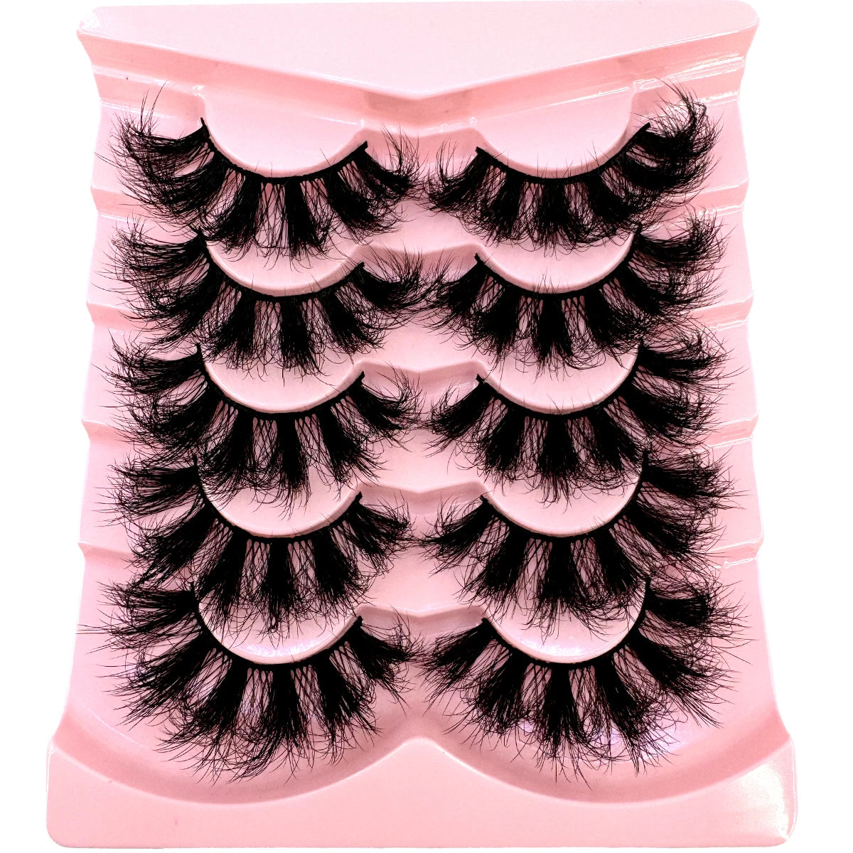 Fluffy Long 3D Faux Mink Lashes – Dramatic & Natural Volume False Eyelashes - StarLuxeTrend