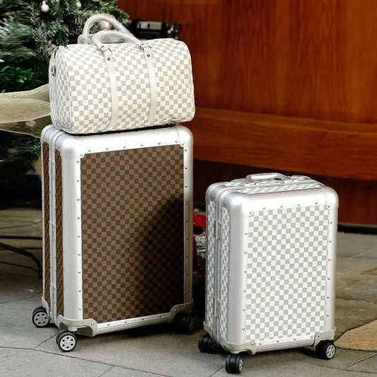 H2: Premium Aluminum-Magnesium Alloy Rolling Luggage – Durable, Stylish, and Built for Business Travel StarLuxeTrend