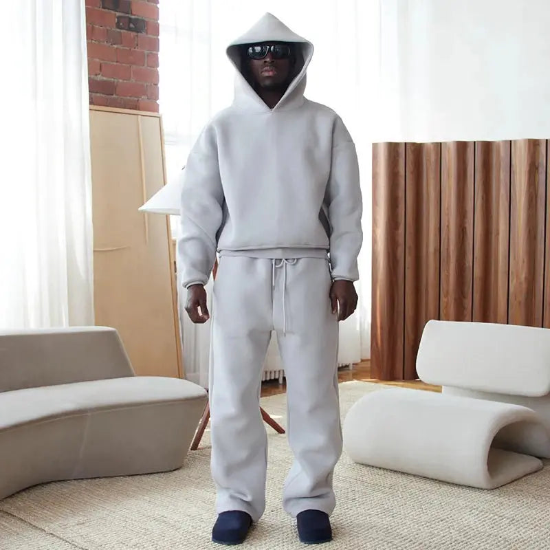 Men's Fashion 2 Piece Set Hooded Pullover. - StarLuxeTrend