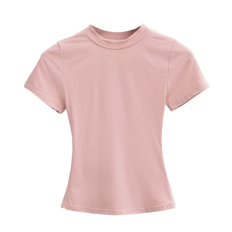 New Women's Y2K Slim Fit Casual T-Shirt - StarLuxeTrend