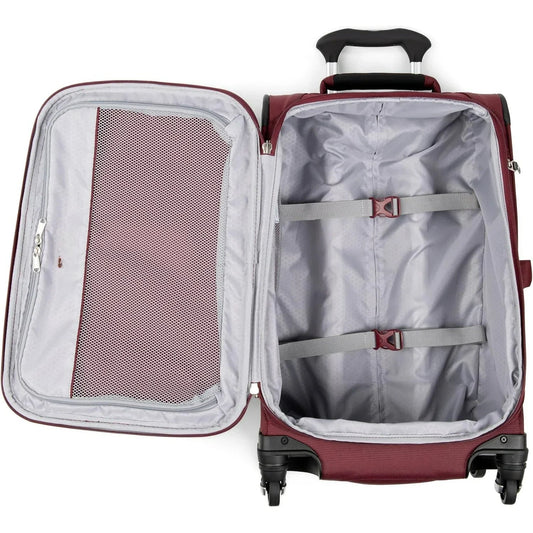 Travel in Style with Our Lightweight 3-Piece Burgundy Spinner Luggage Set StarLuxeTrend