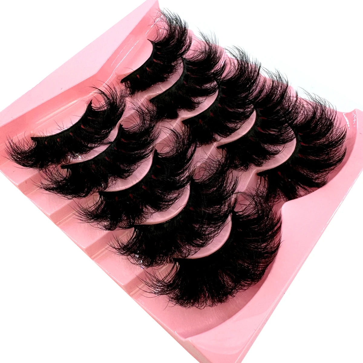 Fluffy Long 3D Faux Mink Lashes – Dramatic & Natural Volume False Eyelashes - StarLuxeTrend
