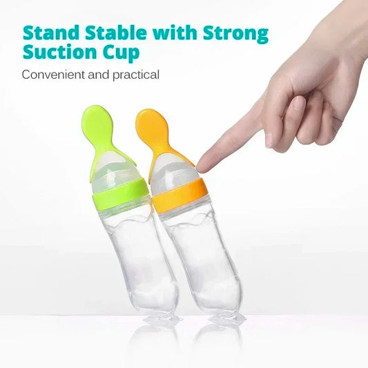 Baby Silicone Bottle Spoon - StarLuxeTrend