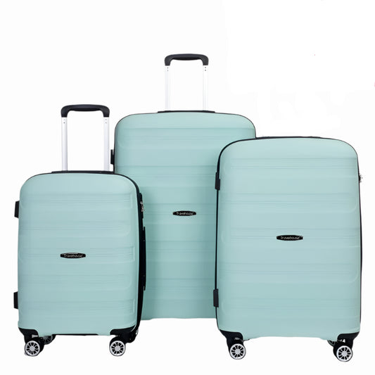 3-Piece Travelhouse Luggage Set – TSA Approved Spinner Suitcases with 360° Wheels StarLuxeTrend