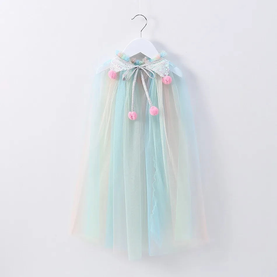 Elegant Dress Cape Costume for Girls - StarLuxeTrend