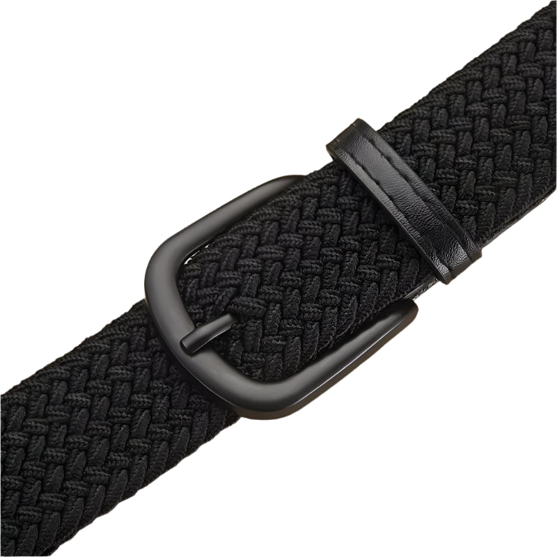 Elastic Braided Stretch Belt for Men & Women – No-Punch Woven Casual Belt for Outdoor, Sports, Climbing & Workwear