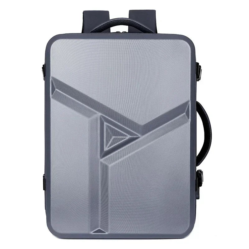 17.3''Hard Shell Backpack Men's Business Laptop Backpack Thickened 50L Large Capacity Travel Bag Fashion Trend Computer Backpack StarLuxeTrend