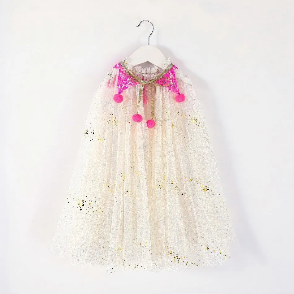 Elegant Dress Cape Costume for Girls - StarLuxeTrend