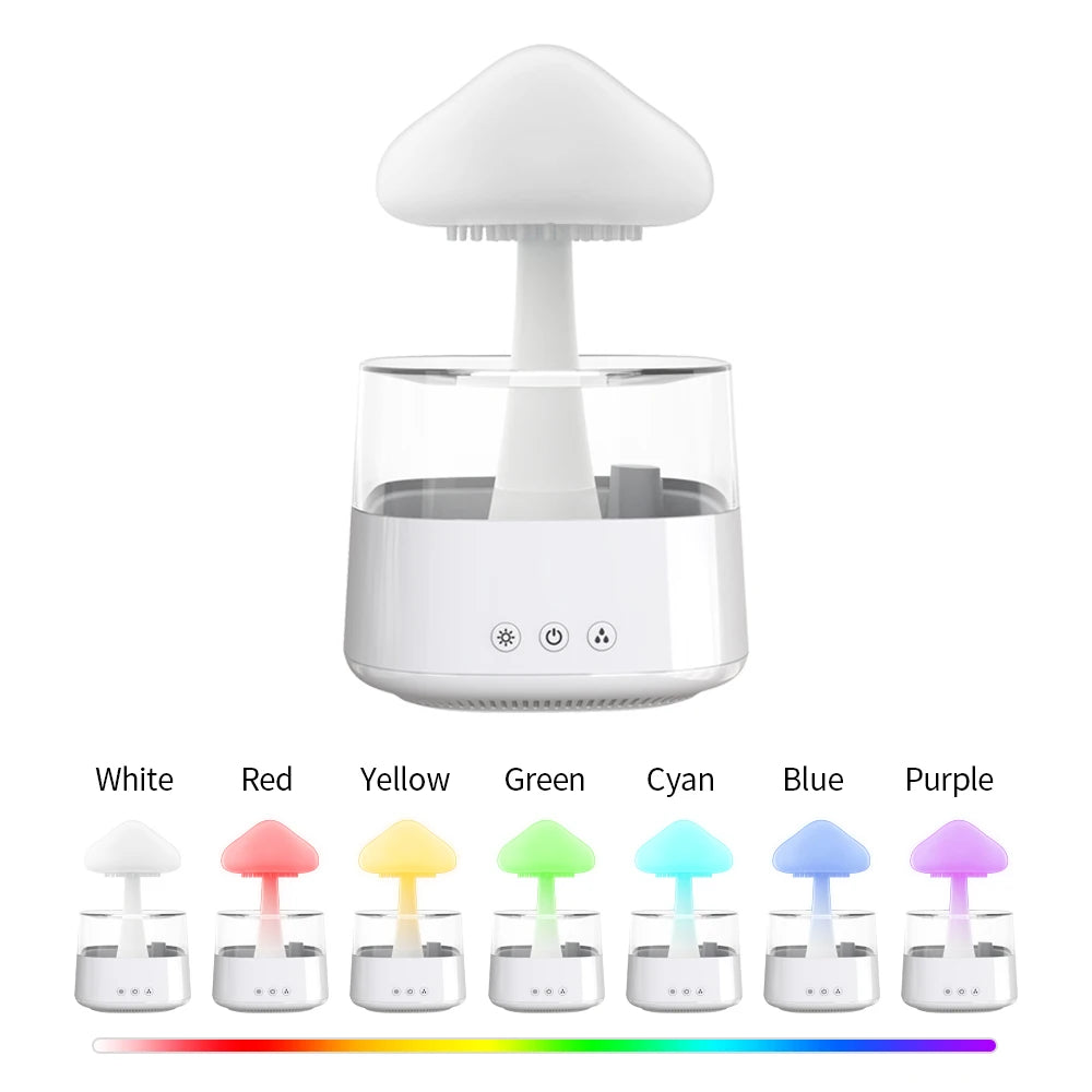 Rain Cloud Aroma Diffuser – 6L Non-Mist Aromatherapy with USB & Silent Humidification StarLuxeTrend