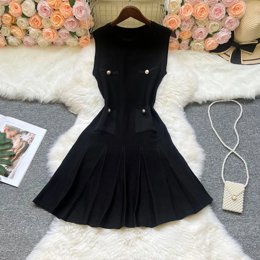 Summer Mini Dress – Sleeveless Party Dress