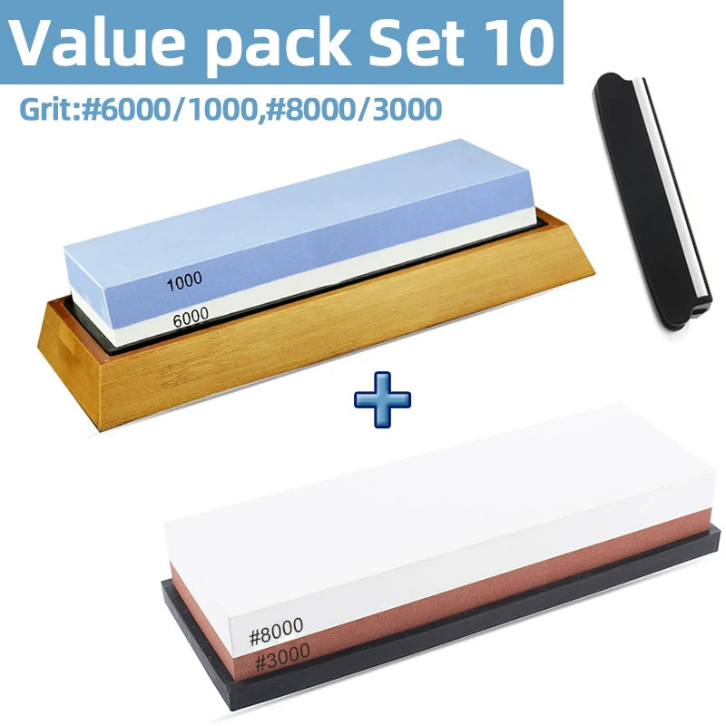 Professional Wet Stone Sharpening Kit – Multi-Grit Sharpening for Knives & Tools - StarLuxeTrend
