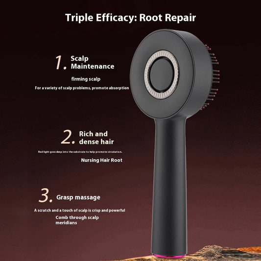 Electric Scalp Massager Comb with Red Light – Anti Hair Loss, Hair Growth Oil Applicator & Vibrating Head Massager StarLuxeTrend