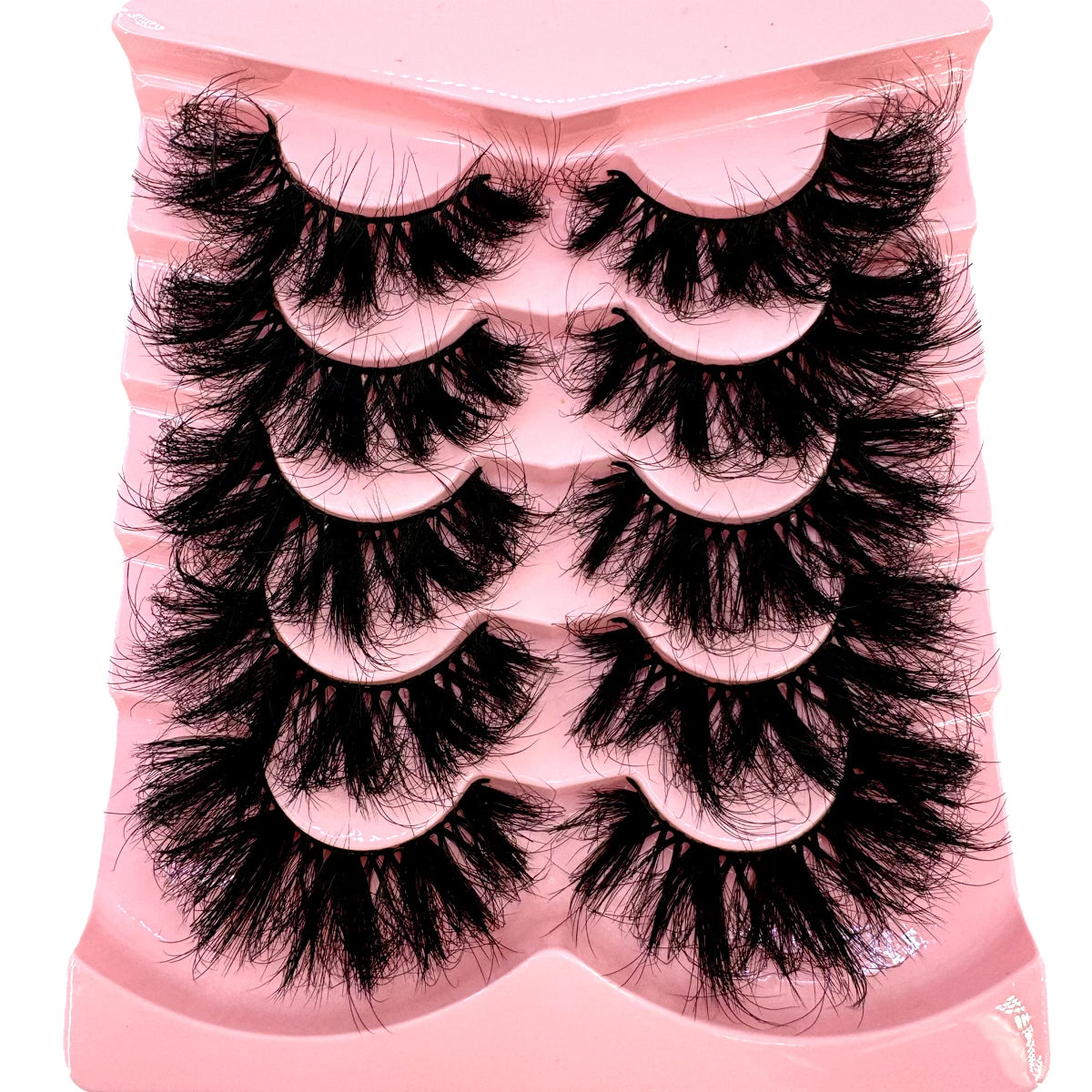 Fluffy Long 3D Faux Mink Lashes – Dramatic & Natural Volume False Eyelashes - StarLuxeTrend