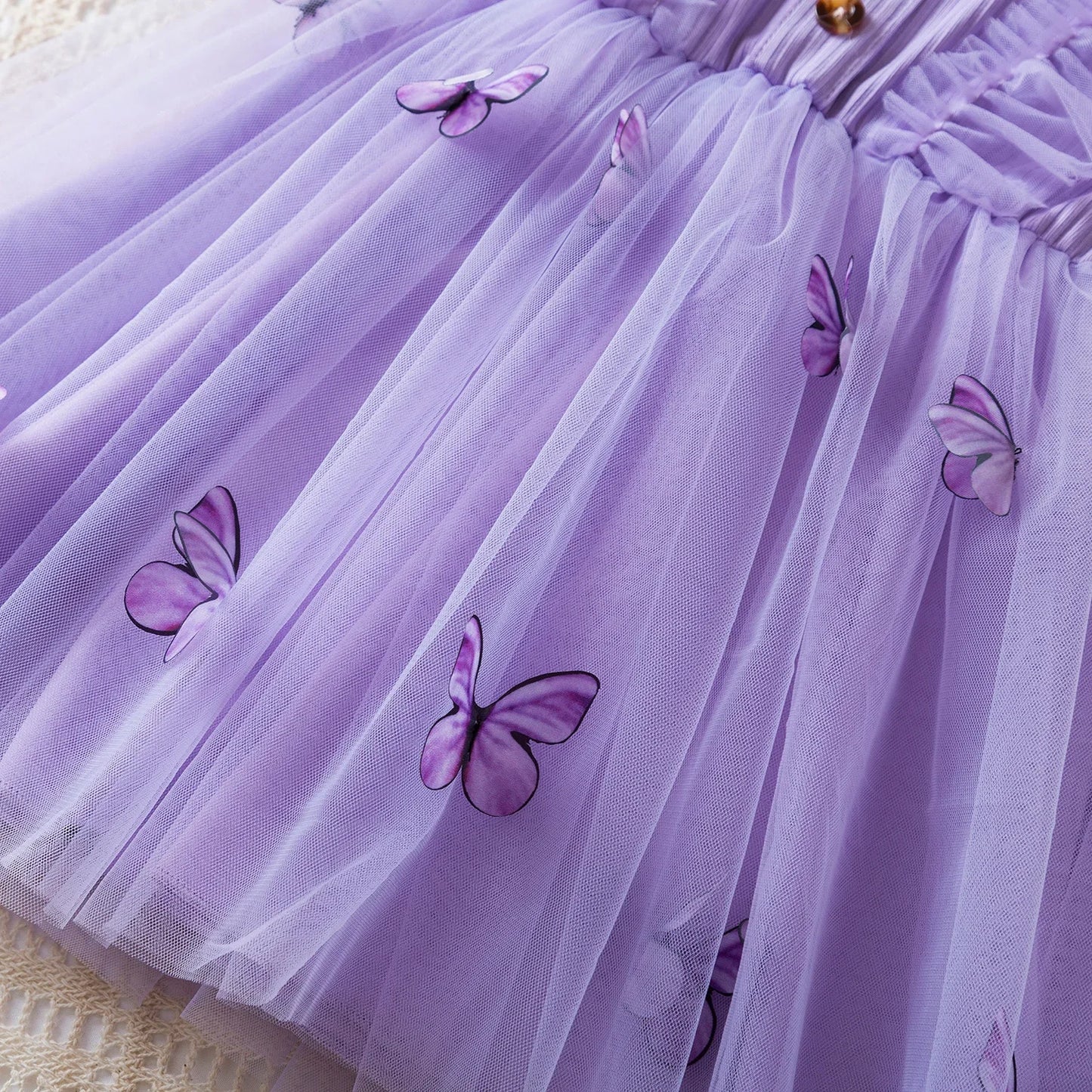 Elegant Baby Girl Tulle Lace Dress – 1st Birthday, Baptism, Wedding & Party Gown