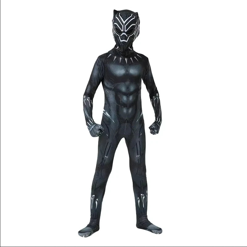 Spider-Man Official Kids Superhero Spandex Costume – 3D Full Bodysuit Outfit with Mask