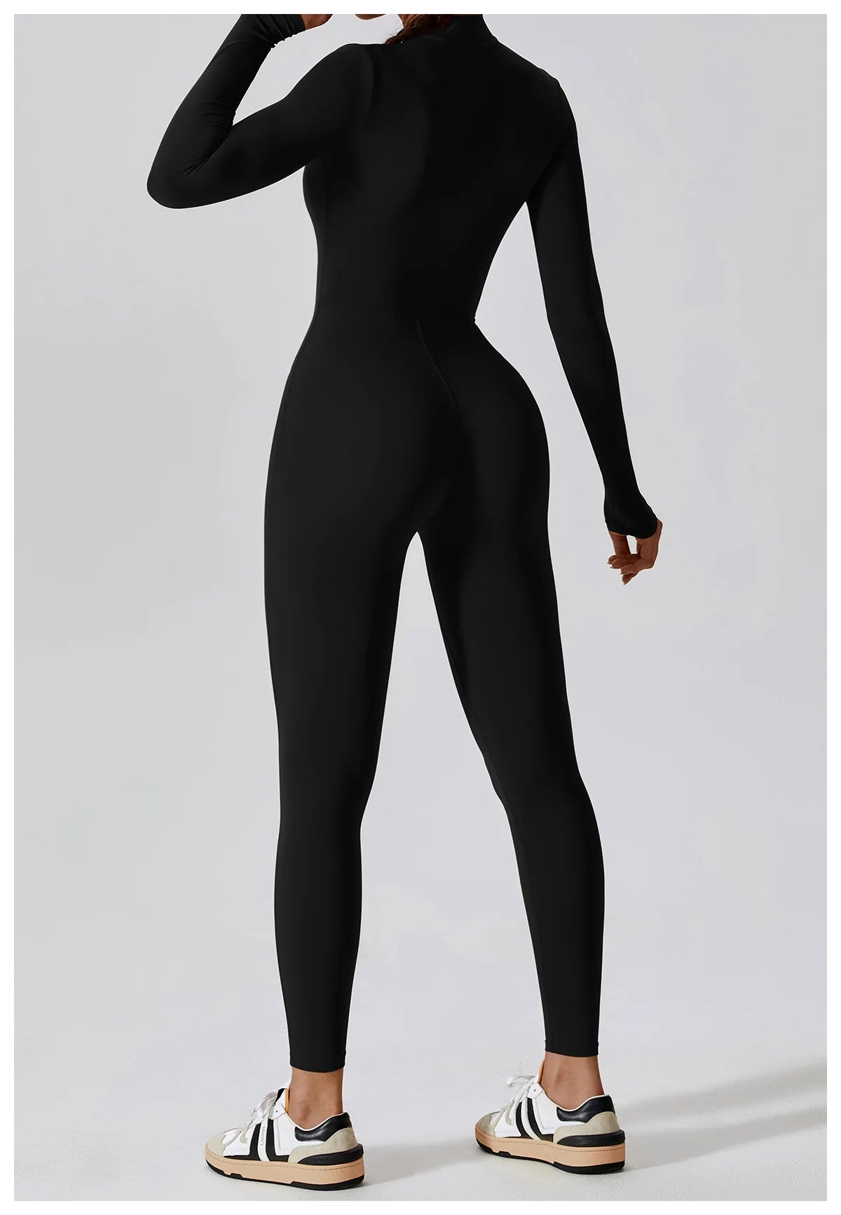 Women's Workout Zipper Jumpsuit - StarLuxeTrend