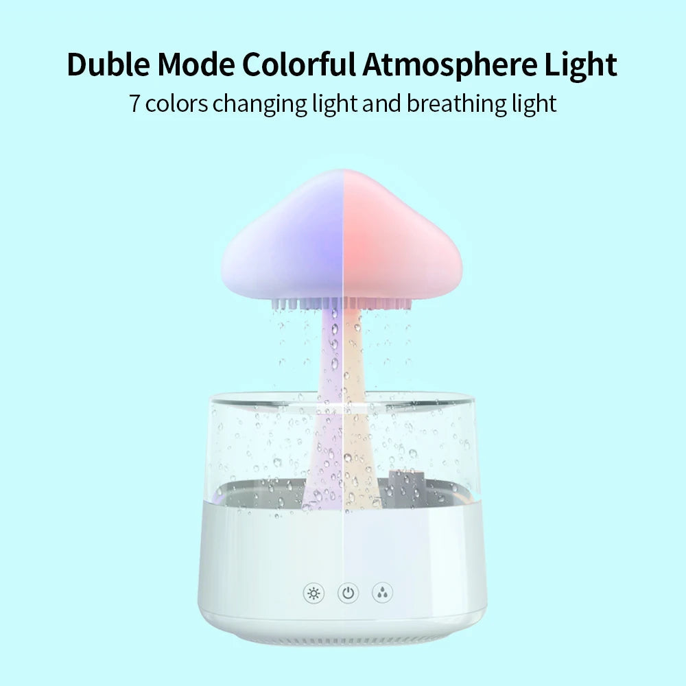 Rain Cloud Aroma Diffuser – 6L Non-Mist Aromatherapy with USB & Silent Humidification StarLuxeTrend