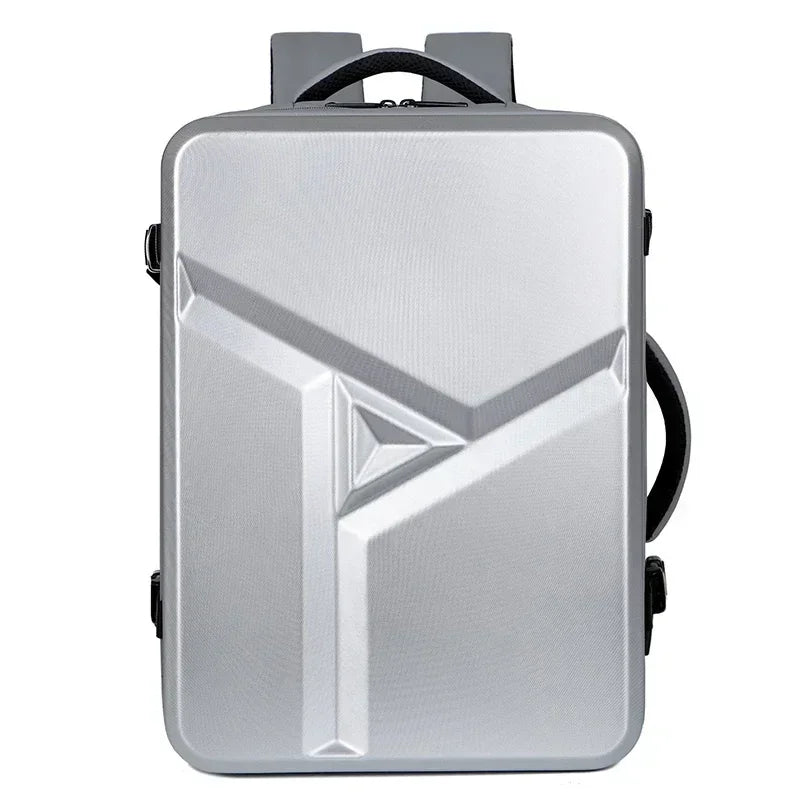 17.3''Hard Shell Backpack Men's Business Laptop Backpack Thickened 50L Large Capacity Travel Bag Fashion Trend Computer Backpack StarLuxeTrend