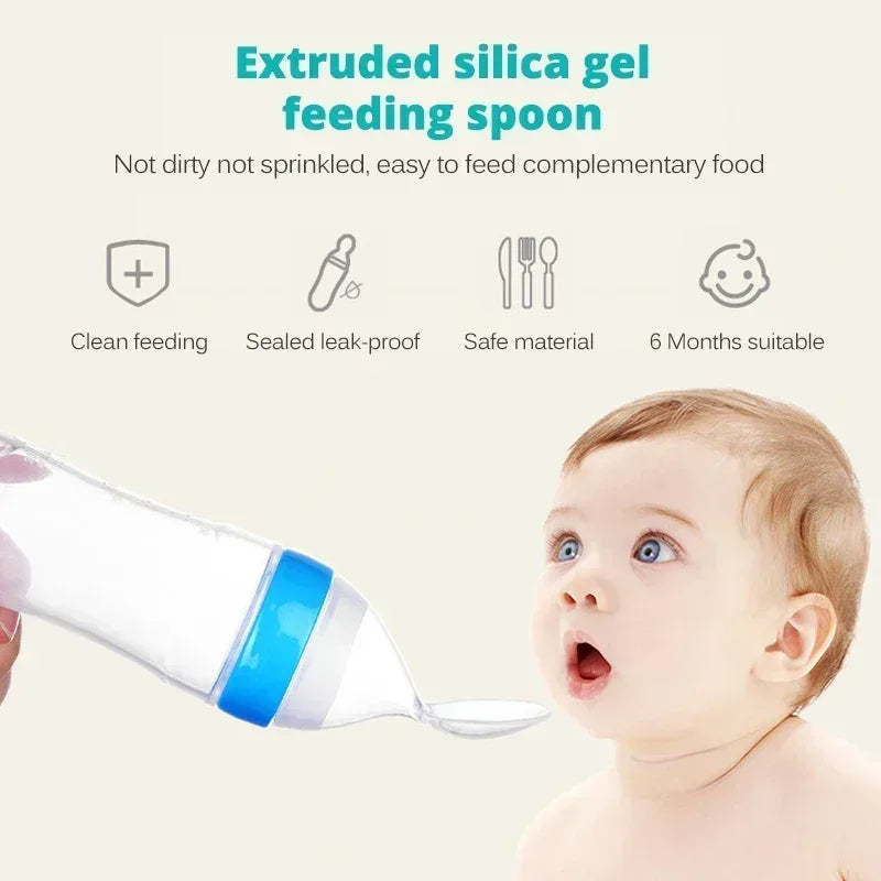 Baby Silicone Bottle Spoon - StarLuxeTrend