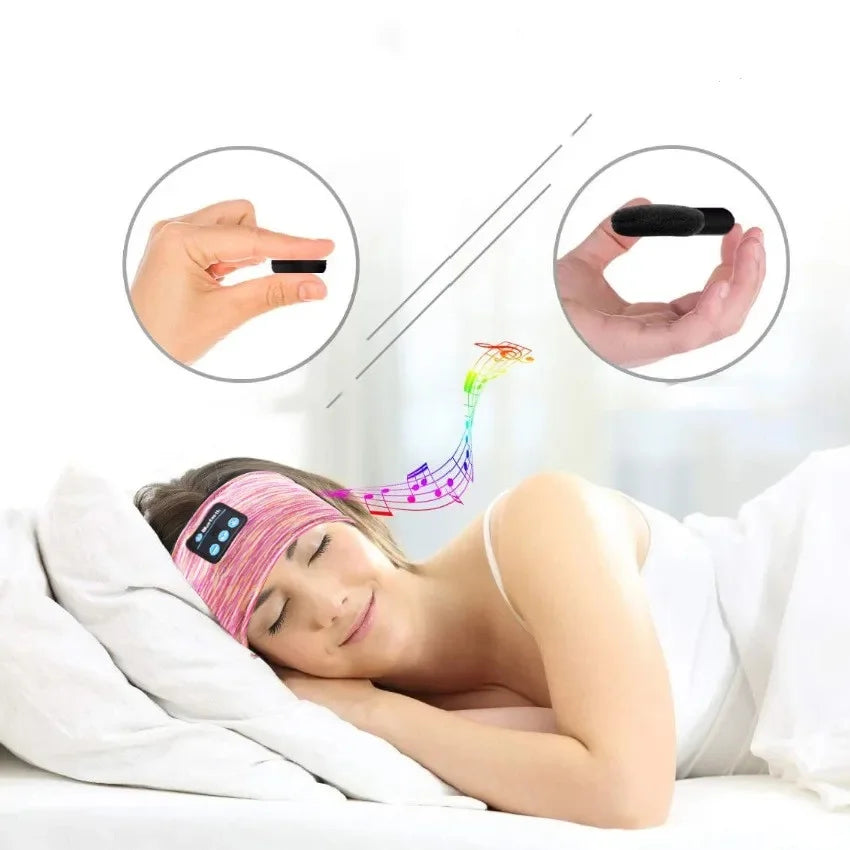 Wireless Headphones Music Eye Mask Wireless Bluetooth Bluetooth Earphones Sports Running Night Sleeping Headband Elastic Headset