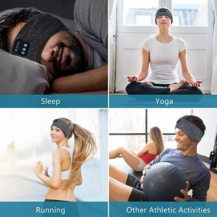 Wireless Headphones Music Eye Mask Wireless Bluetooth Bluetooth Earphones Sports Running Night Sleeping Headband Elastic Headset