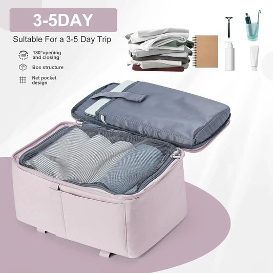 Unisex Travel Backpack Cabin Bag – 40x20x25 Ryanair & Wizzair Carry-On Approved, Waterproof Nylon Laptop Backpack for Men & Women StarLuxeTrend