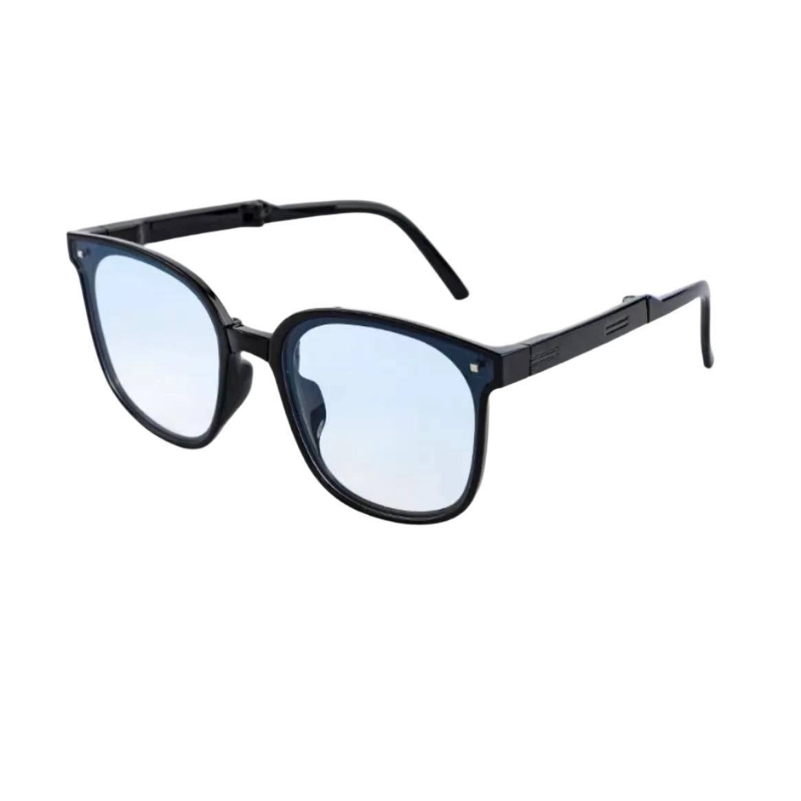 Foldable Unisex Square Sunglasses – Lightweight Portable UV Protection