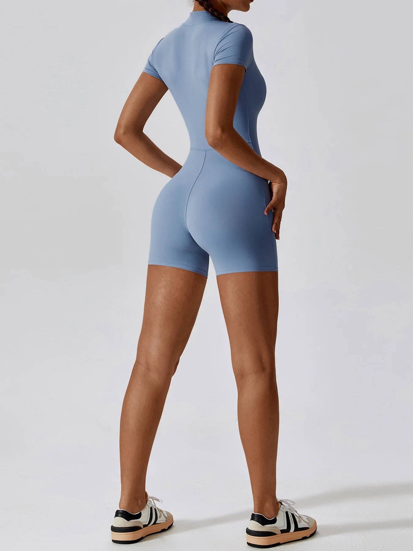 Women's Workout Zipper Jumpsuit - StarLuxeTrend
