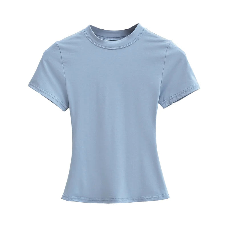 New Women's Y2K Slim Fit Casual T-Shirt - StarLuxeTrend
